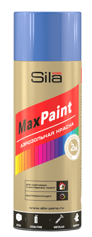 Sila HOME Max Paint, синий, краска аэрозольная