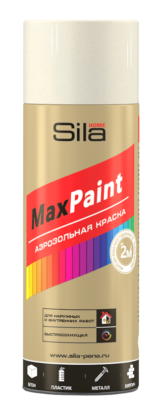 Sila HOME Max Paint, слоновая кость, краска аэрозольная
